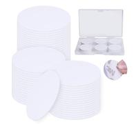 GOTFUN NFC Tags, 50 Pieces NTAG215 NFC Tag 25mm NFC Stickers with Adhesive Back for Easy Fixing Blank White Round Cards 504 Bytes Memory Compatible with Amiibo, TagMo and All NFC Enabled Devices