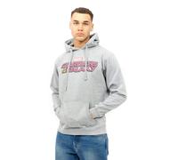 Marvel Men's GOTG Text Logo Hoodie, Grey, Medium