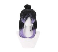 Goth Anime Demon Slayer Kimetsu No Yaiba Cosplay Wig Synthetic Heat Resistant Halloween Costume Role Play Party Wigs Kochou Shinobu -1