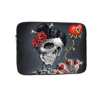 Goth Beauty Girl Patterned 13 inch computer bag, portable computer storage bag, suitable for business trips and commuting