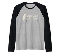 Goth Book Lover Dark Academia Witchy Bookish Occult Literary Raglan Baseball Tee
