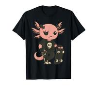 Goth Boys Emo Boy Axolotl Gothic Emo Axolotl Skater T-Shirt