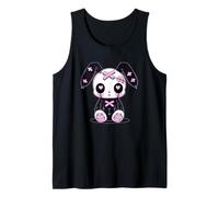 Goth Bunny Cute Creepy Emo Kawaii Bunny Girls Top Tank Top