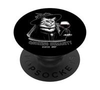 Goth Cat Dark Gothic Creepy Birthday 1997 Ghosting Humanity PopSockets Adhesive PopGrip
