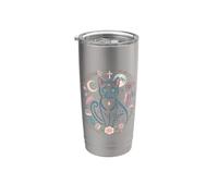 Goth cat moonphases Moon Dreamcatcher cottagecore Pastel Stainless Steel Insulated Tumbler