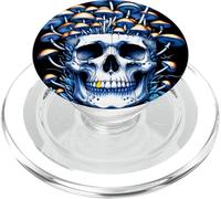 Goth Cottagecore Skull Mushroom Dark Boho Men Women Vintage PopSockets PopGrip for MagSafe