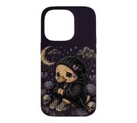 Goth Duck Emo Sad Aesthetic Broken Heart Case for iPhone 14 Pro