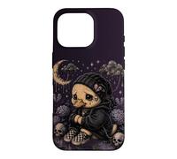 Goth Duck Emo Sad Aesthetic Broken Heart Case for iPhone 16 Pro