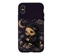 Goth Duck Emo Sad Aesthetic Broken Heart Case for iPhone X/XS