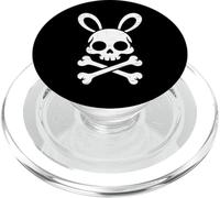 Goth Easter Bunny Skull Crossbones PopSockets PopGrip for MagSafe