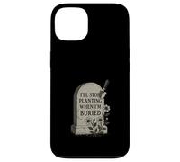 Goth Gardener Witchy Garden Skull Plant Moody Dark Aesthetic Case for iPhone 13