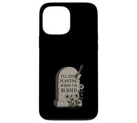 Goth Gardener Witchy Garden Skull Plant Moody Dark Aesthetic Case for iPhone 13 Pro Max