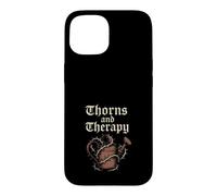 Goth Gardener Witchy Garden Skull Plant Moody Dark Aesthetic Case for iPhone 15