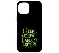 Goth Gardener Witchy Garden Skull Plant Moody Dark Aesthetic Case for iPhone 15