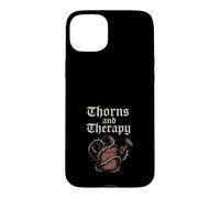 Goth Gardener Witchy Garden Skull Plant Moody Dark Aesthetic Case for iPhone 15 Plus