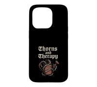 Goth Gardener Witchy Garden Skull Plant Moody Dark Aesthetic Case for iPhone 15 Pro