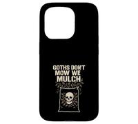 Goth Gardener Witchy Garden Skull Plant Moody Dark Aesthetic Case for iPhone 15 Pro