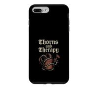 Goth Gardener Witchy Garden Skull Plant Moody Dark Aesthetic Case for iPhone 7 Plus/8 Plus