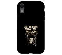 Goth Gardener Witchy Garden Skull Plant Moody Dark Aesthetic Case for iPhone XR