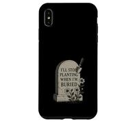 Goth Gardener Witchy Garden Skull Plant Moody Dark Aesthetic Case for iPhone XS Max