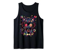 Goth Girl Emo Gothic Cat Punk Dark Grunge Cute Kitty E-Girl Tank Top