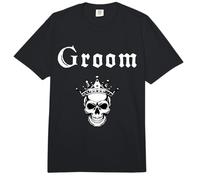Goth Groom to Be Wedding Witchcraft Emo Alternative Skull Comfort Colors Adult Heavyweight T-Shirt