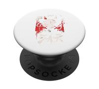 Goth Grunge Demon Anime Girl Waifu Horror Alt Aesthetic PopSockets Adhesive PopGrip