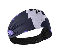 Goth Halloween Spooks Cooling headband for women fashion Elastic hairband for Gym make up Football Daily use