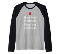 Goth Heartless Raglan Baseball Tee