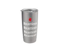 Goth Heartless Stainless Steel Insulated Tumbler