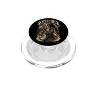 Goth Hick Appalachian Banjo Skeleton Crow Dark Country PopSockets PopGrip for MagSafe