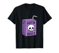 Goth Juice Box Skull Pastel Goth Aesthetic Halloween T-Shirt