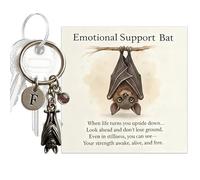 Goth Keychain - Spooky Decor Inspirational Ornament,Spooky Keychain - for Men Kids Adults Stocking Stuffers Classroom Prizes Backpack Women