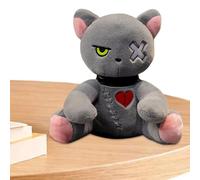 Goth Lop Eared Rabbit - 25cm Bunny Toy | Gothic Halloween Cthulhu Plush - Soft Stuffed Animal | Plush PP Cotton | Kids Gift Decor Cuddle Toy