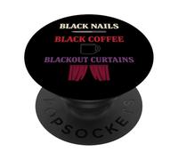 Goth Mom Alternative Parenting Spooky Mom Humor Dark Mom PopSockets Adhesive PopGrip