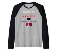 Goth Mom Alternative Parenting Spooky Mom Humor Dark Mom Raglan Baseball Tee