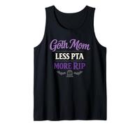 Goth Mom Alternative Parenting Spooky Mom Humor Dark Mom Tank Top