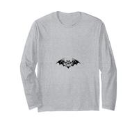 Goth Mommy Bat Wings Gothic Vampire Aesthetic Long Sleeve T-Shirt