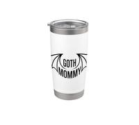 Goth Mommy Bat Wings Gothic Vampire Aesthetic Stainless Steel Insulated Tumbler