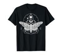 Goth Moth & Crescent Moon, Creepy Moths For Goths T-Shirt