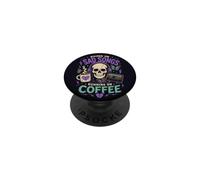 Goth Music Coffee Mood Broken Heart Listener Vibe PopSockets Adhesive PopGrip