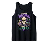 Goth Music Coffee Mood Broken Heart Listener Vibe Tank Top