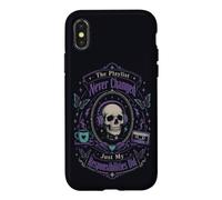 Goth Music Humor Playlist Never Changed Moody Vibe Case for iPhone X/XS