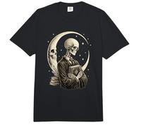 Goth Professor Skeleton Reader Comfort Colors Adult Heavyweight T-Shirt