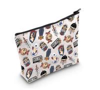 Goth Punk Alternative Music Makeup Bag Rock Band Concer Merch Cosmetic Bag Millennial Music Gift for Her BFF (Play Crack The Sky)