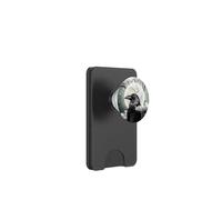 Goth Raven, Dark academia, witchy crow full moon PopSockets PopWallet for MagSafe