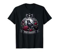 Goth Raven Decor for Women and Girls with Gothic Christmas T-Shirt