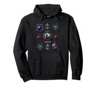 Goth Raven Merry Christmas Balls For Mom Unique Gothic Xmas Pullover Hoodie