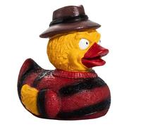 Goth Satanic Duck Horror Movie Character Statue 3D Punk Rock Duck Handmade Figures Spooky Horror Collectibles Ornaments for Home