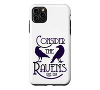 Goth Scripture Art Luke 12:24 Consider the Ravens Case for iPhone 11 Pro Max